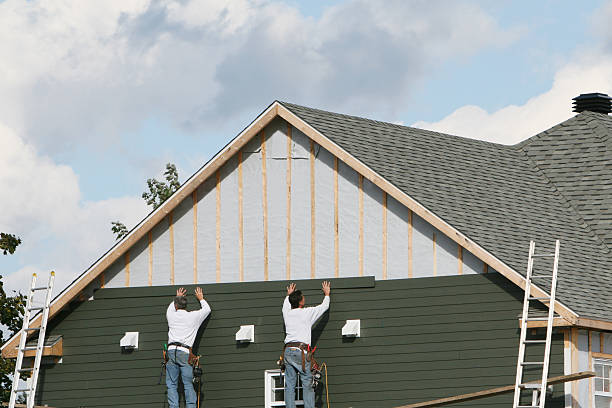 Professional Storm Damage Siding Repair technician working in Willingboro, NJ